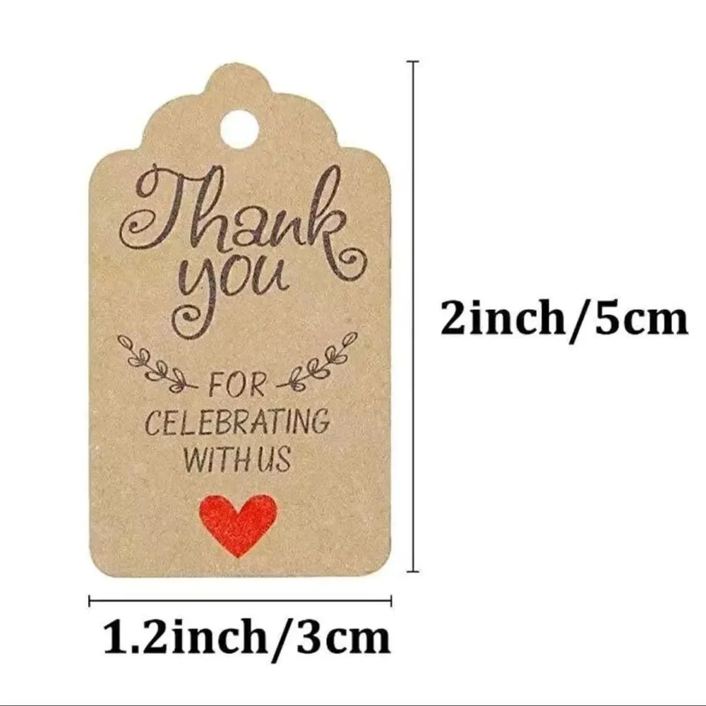 Kraft (50) thank you for celebrating with us hanging card